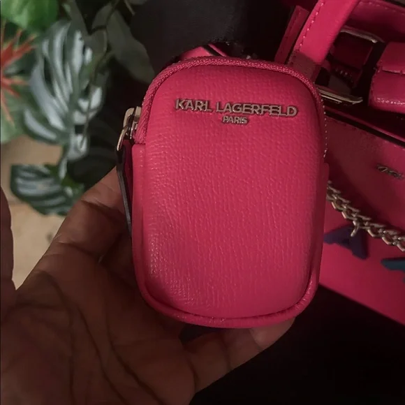 Karl Lagerfeld Vibrant Pink Satchel